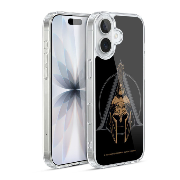 Assassin's Creed Odyssey Artwork Gold Helmet Soft Gel Case for Apple iPhone 17