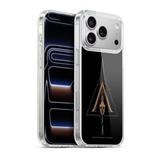 Assassin's Creed Odyssey Artwork Crest & Broken Spear Soft Gel Case for Apple iPhone 17 Pro Max