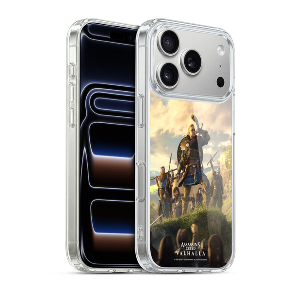 Assassin's Creed Valhalla Key Art Female Eivor Raid Leader Soft Gel Case for Apple iPhone 17 Pro