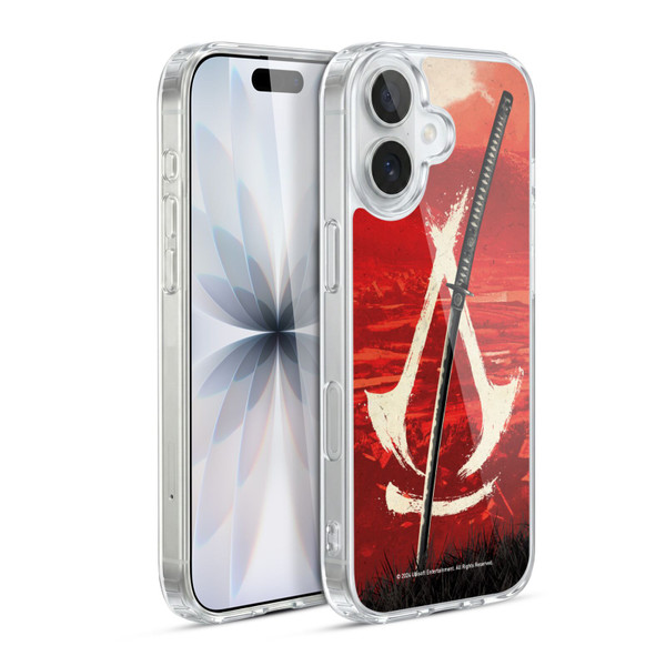Assassin's Creed Shadows Graphics Crest Katana Soft Gel Case for Apple iPhone 17