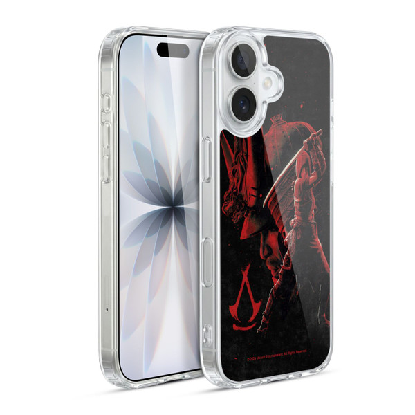 Assassin's Creed Shadows Graphics Yasuke Naoe Red Soft Gel Case for Apple iPhone 17