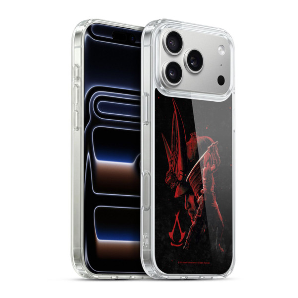 Assassin's Creed Shadows Graphics Yasuke Naoe Red Soft Gel Case for Apple iPhone 17 Pro Max