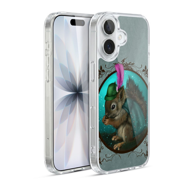 Ash Evans Animals Squirrel Soft Gel Case for Apple iPhone 17