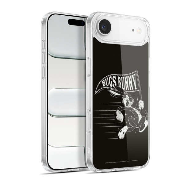 Looney Tunes Bugs Bunny Black And White Soft Gel Case for Apple iPhone 17 Air