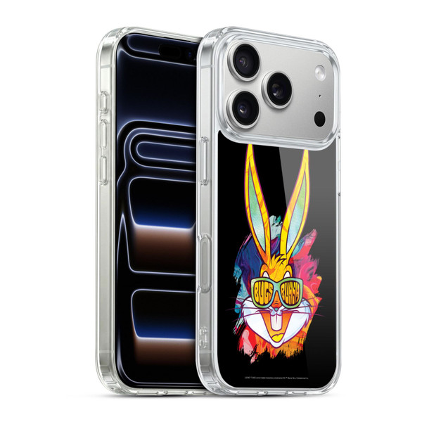 Looney Tunes Bugs Bunny Paint Soft Gel Case for Apple iPhone 17 Pro