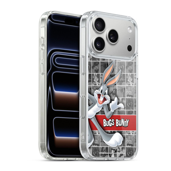 Looney Tunes Bugs Bunny Tiles Soft Gel Case for Apple iPhone 17 Pro
