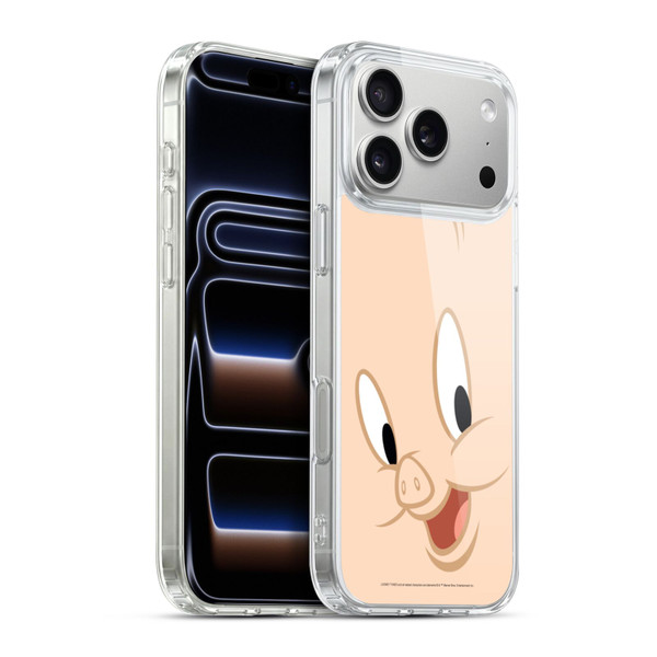 Looney Tunes Full Face Porky Pig Soft Gel Case for Apple iPhone 17 Pro Max