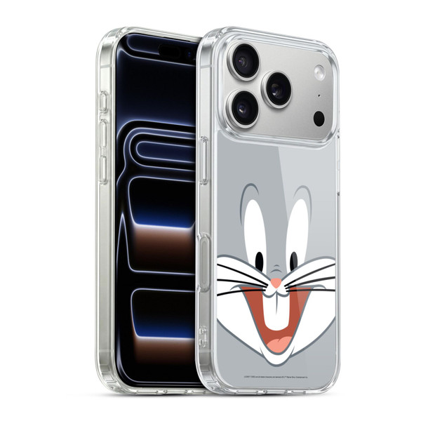 Looney Tunes Full Face Bugs Bunny Soft Gel Case for Apple iPhone 17 Pro