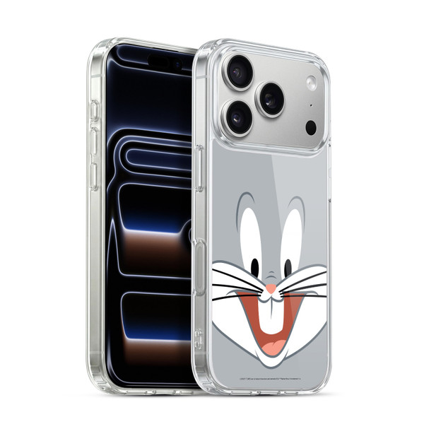 Looney Tunes Full Face Bugs Bunny Soft Gel Case for Apple iPhone 17 Pro