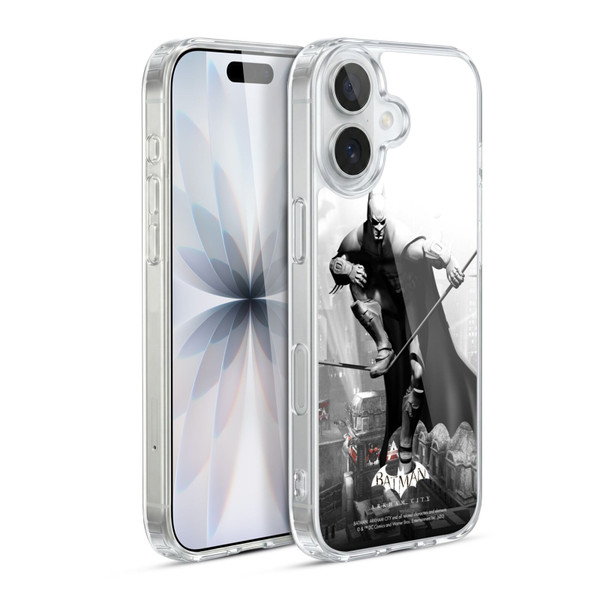 Batman Arkham City Key Art Comic Book Cover Soft Gel Case for Apple iPhone 17
