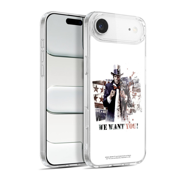 Batman Arkham City Graphics Two-Face We Want You Soft Gel Case for Apple iPhone 17 Air