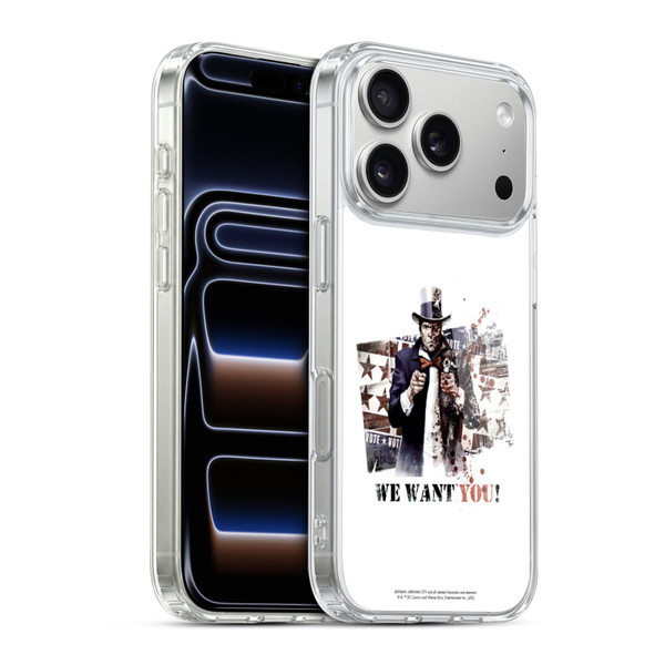 Batman Arkham City Graphics Two-Face We Want You Soft Gel Case for Apple iPhone 17 Pro