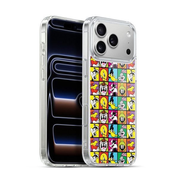 Looney Tunes Patterns Tiles Soft Gel Case for Apple iPhone 17 Pro Max