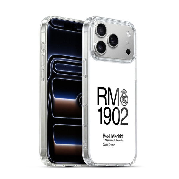 Real Madrid CF Legend RM 1902 Soft Gel Case for Apple iPhone 17 Pro Max