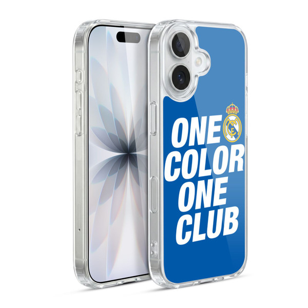 Real Madrid CF Origin One Color Soft Gel Case for Apple iPhone 17