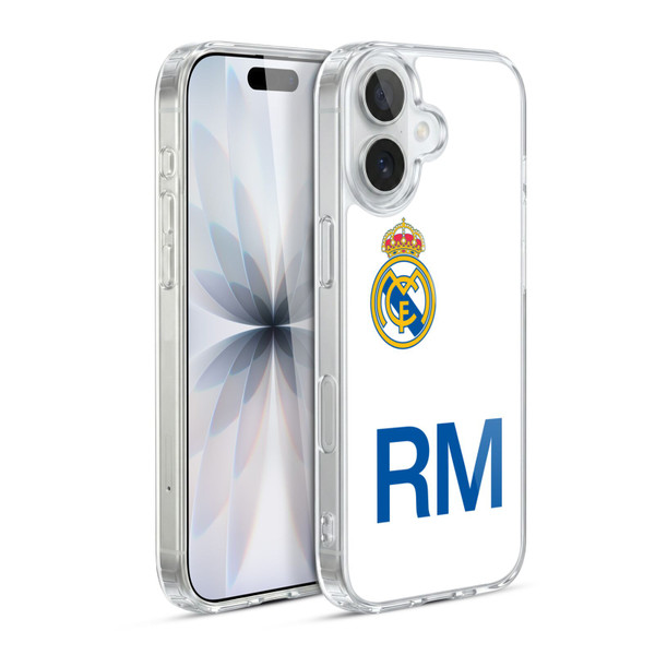Real Madrid CF Origin RM Logo Soft Gel Case for Apple iPhone 17
