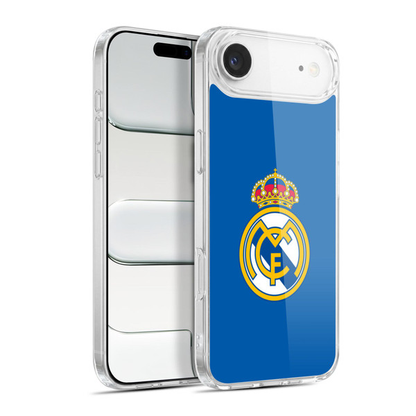 Real Madrid CF Origin Plain Logo Blue Soft Gel Case for Apple iPhone 17 Air