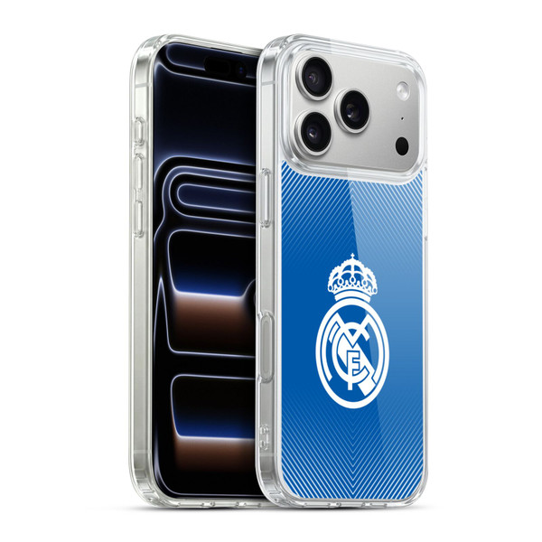 Real Madrid CF Origin Logo Blue Soft Gel Case for Apple iPhone 17 Pro Max