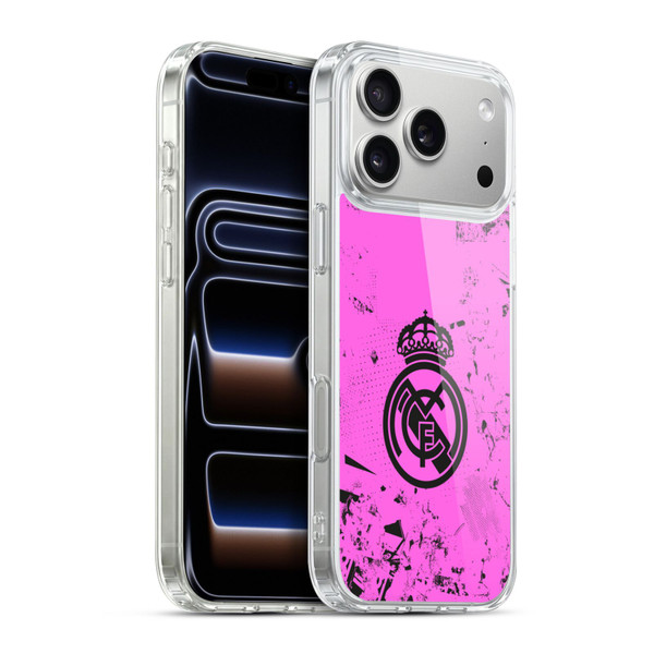 Real Madrid CF Urban Pink Soft Gel Case for Apple iPhone 17 Pro Max