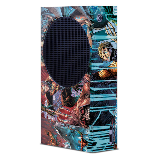 Aquaman DC Comics Comic Book Cover Collage Game Console Wrap Case Cover for Microsoft Xbox Series S Console