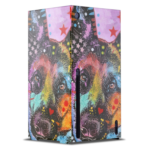 Dean Russo Animals German Shepherd Game Console Wrap Case Cover for Microsoft Xbox Series X