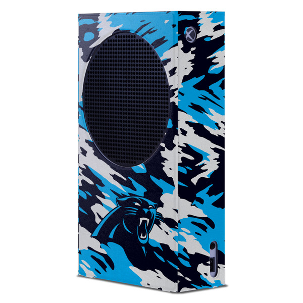 NFL Carolina Panthers Camou Game Console Wrap Case Cover for Microsoft Xbox Series S Console
