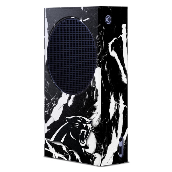 NFL Carolina Panthers Marble Game Console Wrap Case Cover for Microsoft Xbox Series S Console