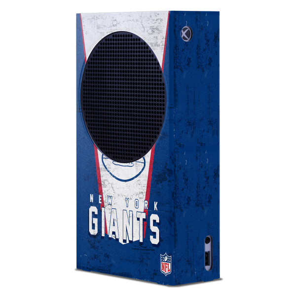 NFL New York Giants Banner Game Console Wrap Case Cover for Microsoft Xbox Series S Console