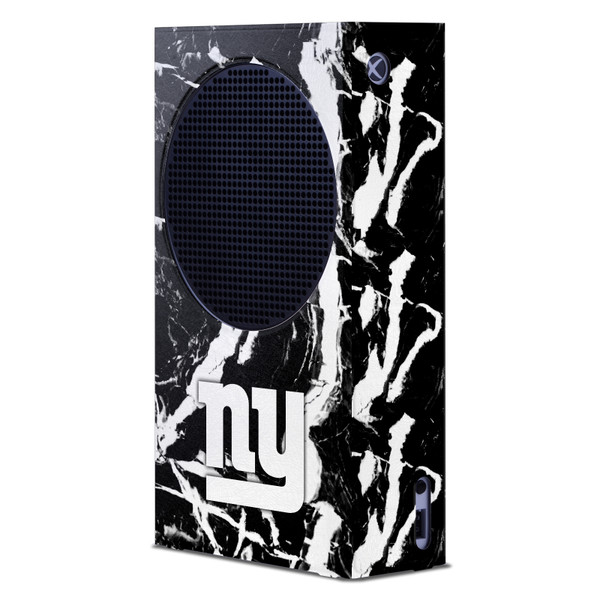 NFL New York Giants Marble Game Console Wrap Case Cover for Microsoft Xbox Series S Console