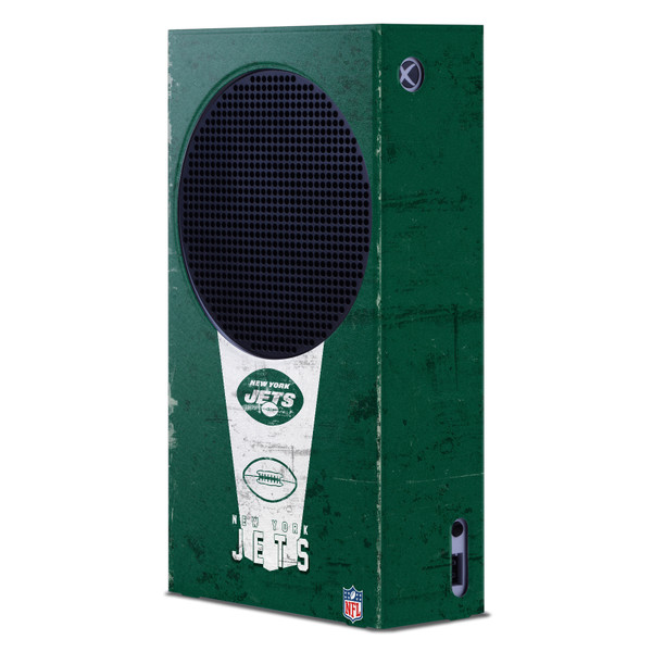 NFL New York Jets Banner Game Console Wrap Case Cover for Microsoft Xbox Series S Console