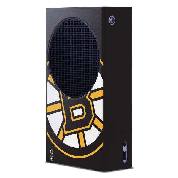 NHL Boston Bruins Oversized Game Console Wrap Case Cover for Microsoft Xbox Series S Console