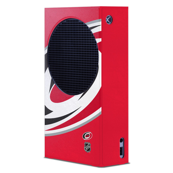 NHL Carolina Hurricanes Oversized Game Console Wrap Case Cover for Microsoft Xbox Series S Console