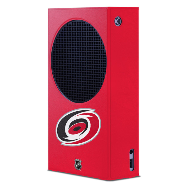 NHL Carolina Hurricanes Plain Game Console Wrap Case Cover for Microsoft Xbox Series S Console