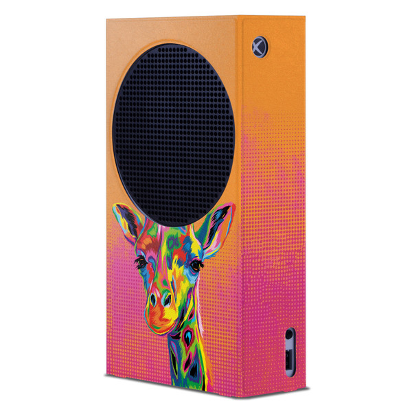 P.D. Moreno Animals II Giraffe Game Console Wrap Case Cover for Microsoft Xbox Series S Console
