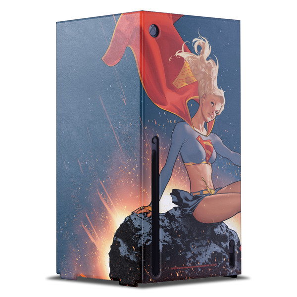 Superman DC Comics Logos And Comic Book Supergirl Game Console Wrap Case Cover for Microsoft Xbox Series X