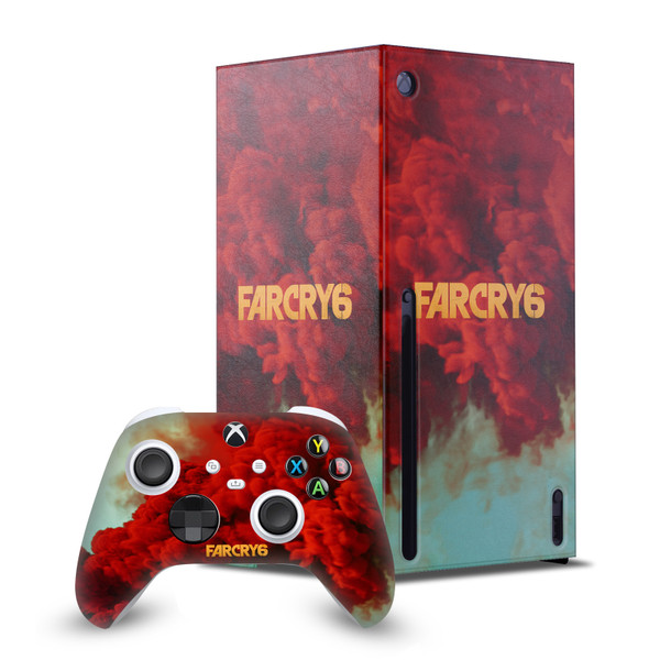 Far Cry 6 Graphics Logo Game Console Wrap and Game Controller Skin Bundle for Microsoft Series X Console & Controller