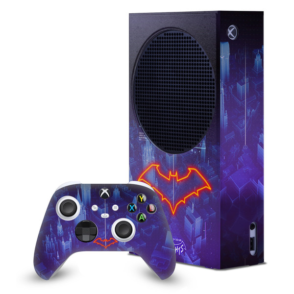 Gotham Knights Character Art Red Hood Game Console Wrap and Game Controller Skin Bundle for Microsoft Series S Console & Controller