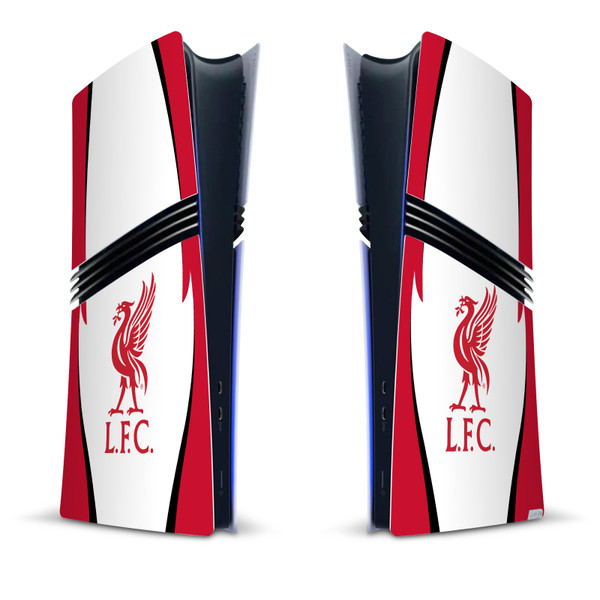 Liverpool Football Club Art Side Details Vinyl Sticker Skin Decal Cover for Sony PS5 Pro Digital Edition Console