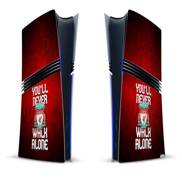 Liverpool Football Club Art YNWA Vinyl Sticker Skin Decal Cover for Sony PS5 Pro Digital Edition Console