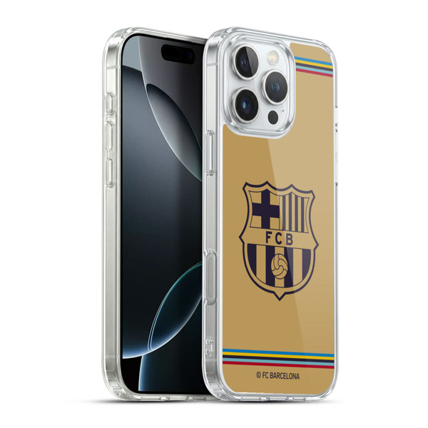 FC Barcelona 2022/23 Crest Kit Away Soft Gel Case for Apple iPhone 16 Pro Max & MagSafe