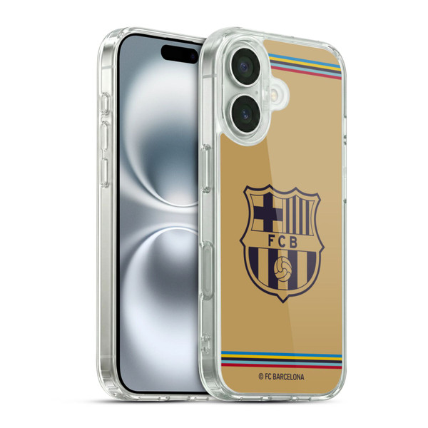 FC Barcelona 2022/23 Crest Kit Away Soft Gel Case for Apple iPhone 16 & MagSafe