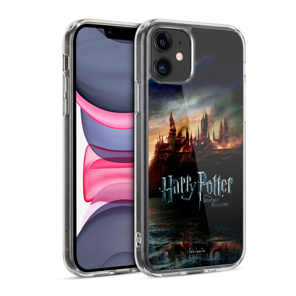 Harry Potter Deathly Hallows VIII Castle Soft Gel Case for Apple iPhone 11