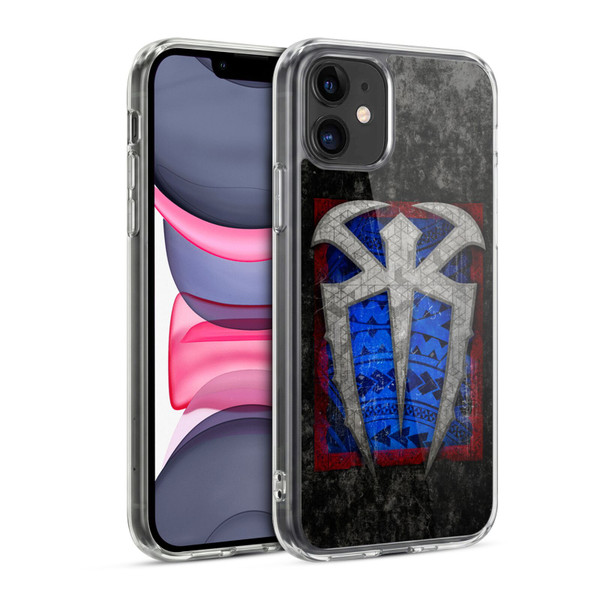WWE Roman Reigns Distressed Logo Soft Gel Case for Apple iPhone 11