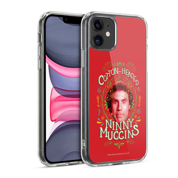 Elf Movie Graphics 2 Ninny Muggins Soft Gel Case for Apple iPhone 11