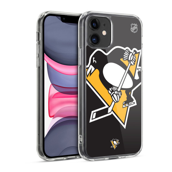 NHL Pittsburgh Penguins Oversized Soft Gel Case for Apple iPhone 11