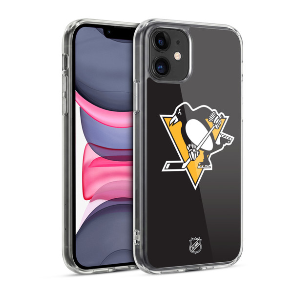 NHL Pittsburgh Penguins Plain Soft Gel Case for Apple iPhone 11