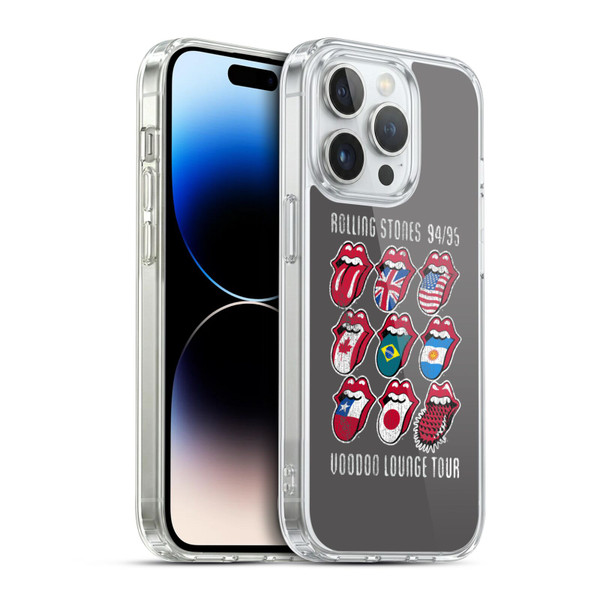 The Rolling Stones Key Art Voodoo Lounge Soft Gel Case for Apple iPhone 14 Pro & MagSafe