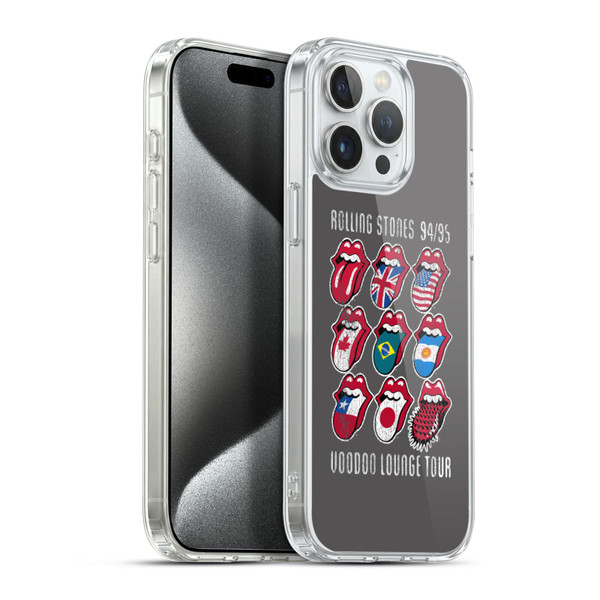 The Rolling Stones Key Art Voodoo Lounge Soft Gel Case for Apple iPhone 15 Pro Max & MagSafe