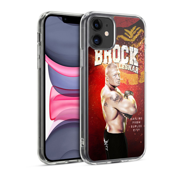 WWE Superstars Brock Lesnar Soft Gel Case for Apple iPhone 11