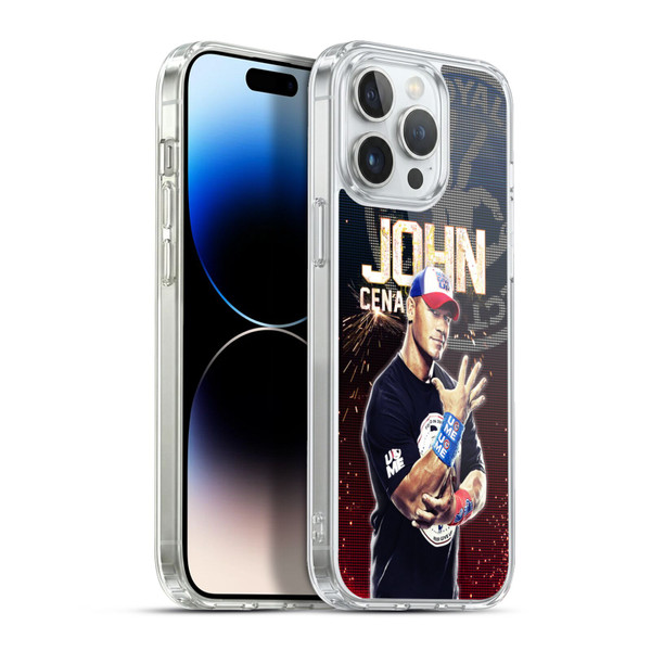 WWE Superstars John Cena Soft Gel Case for Apple iPhone 13 Pro Max & MagSafe